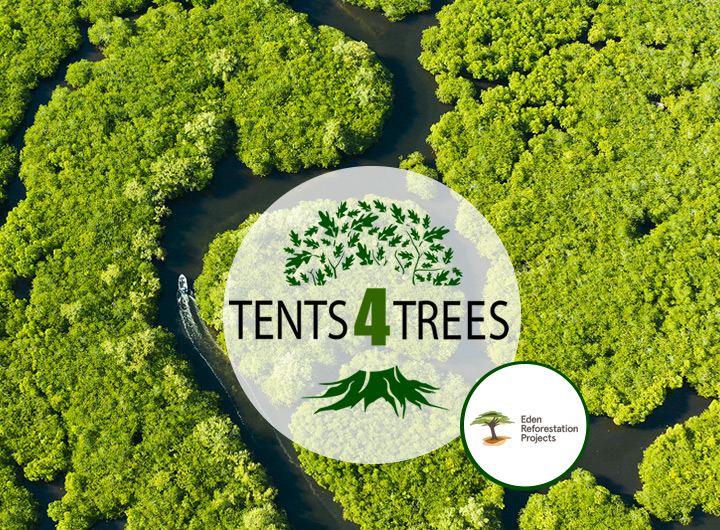 Tents4Trees auttaa istuttamaan puita ja palauttamaan maiseman